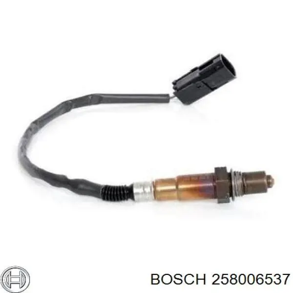 258006537 Bosch Sonda lambda, sensor de oxigênio até o catalisador