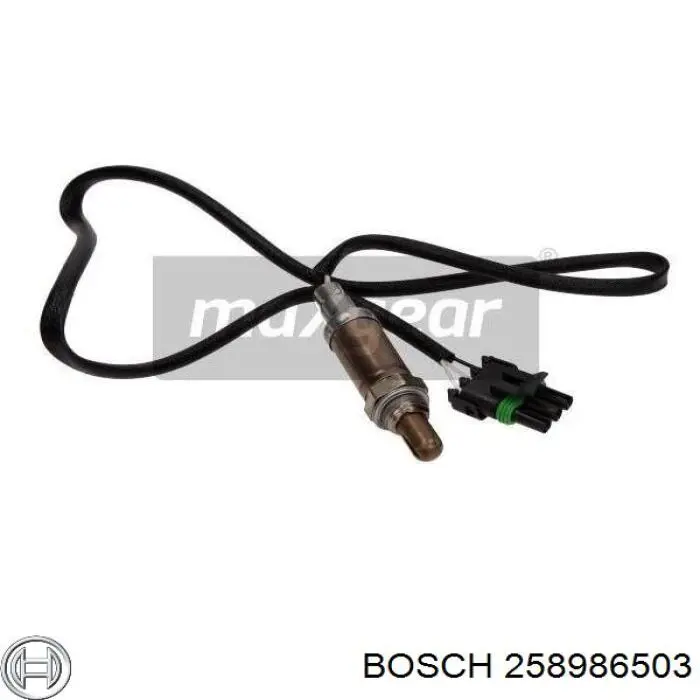 258986503 Bosch Sonda lambda, sensor de oxigênio até o catalisador