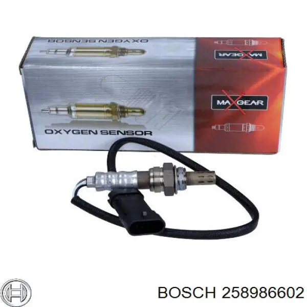 Compre 258986602 Bosch Sonda lambda, sensor de oxigênio até o catalisador