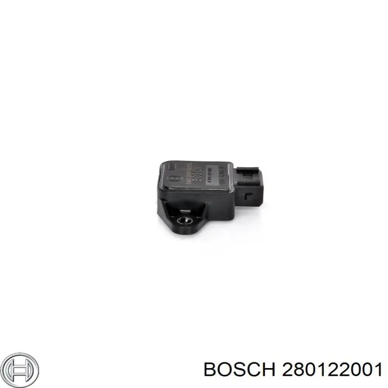 Sensor de posição da válvula de borboleta (potenciômetro) Bosch 280122001