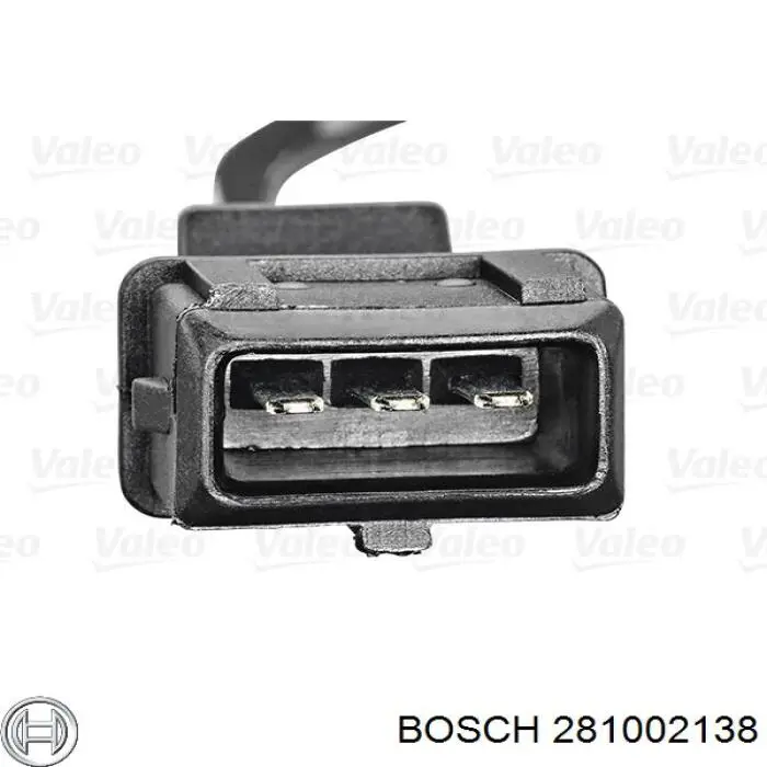 Sensor de posição (de revoluções) de cambota Bosch 281002138 preço, a partir de 37,60 USD
