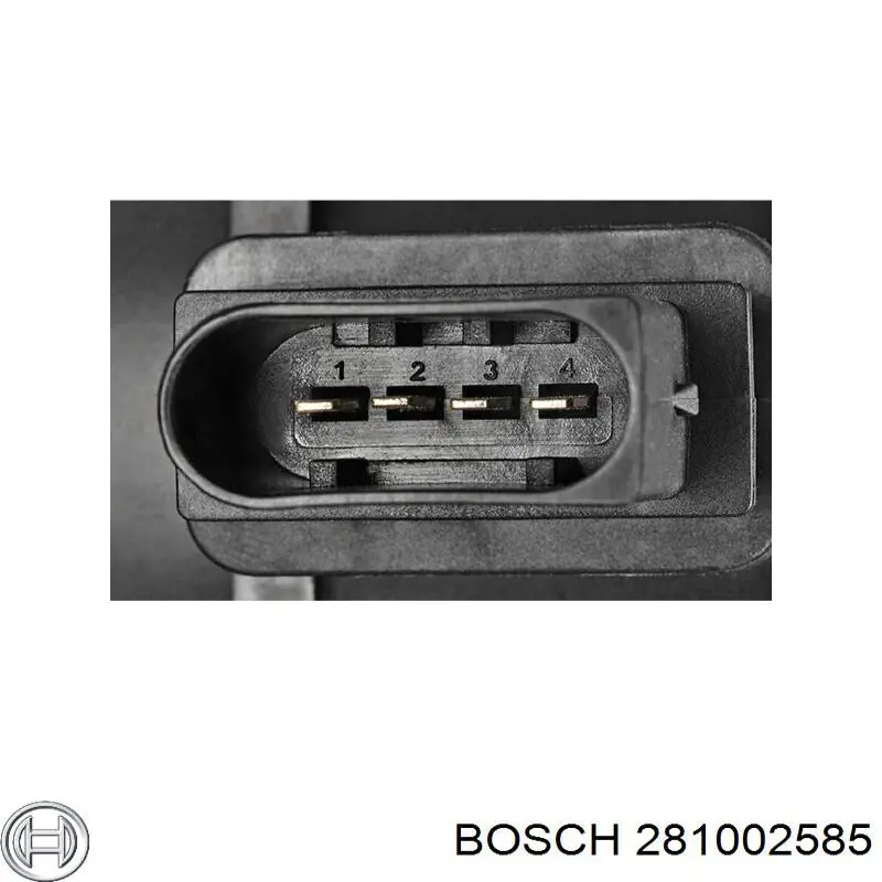 Sensor de fluxo (consumo) de ar, medidor de consumo M.A.F. - (Mass Airflow) Bosch 281002585 preço, a partir de 211,80 USD