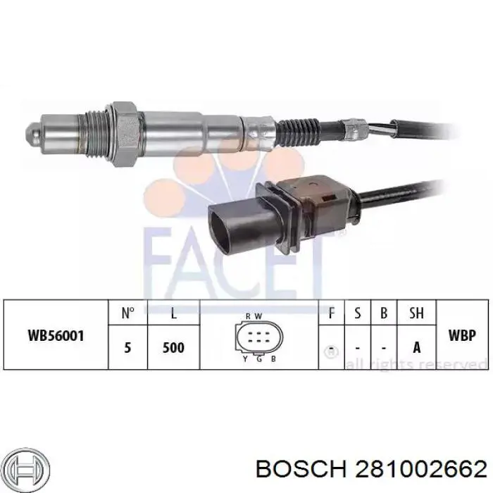 281002662 Bosch Sensor de posição (de revoluções) de cambota