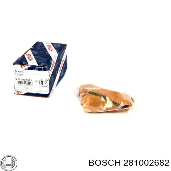 Compre 281002682 Bosch Regulador de pressão de combustível na régua de injectores