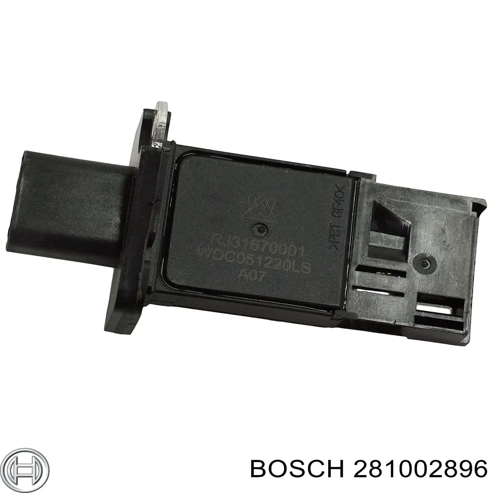 281002896 Bosch Sensor de fluxo (consumo) de ar, medidor de consumo M.A.F. - (Mass Airflow)