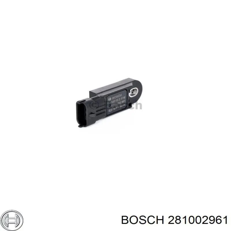 Sensor de pressão no coletor de admissão, MAP 281002961 Bosch