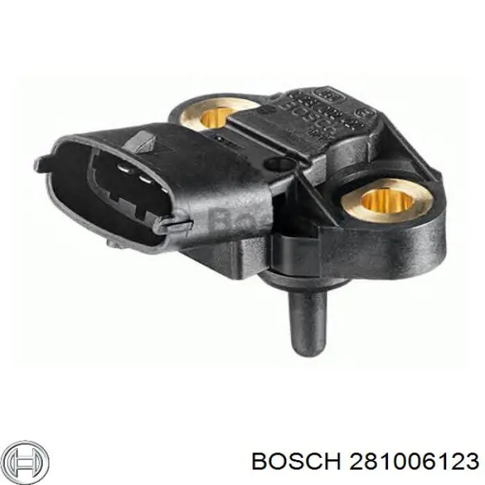 281006123 Bosch Sensor de pressão dos gases de escape