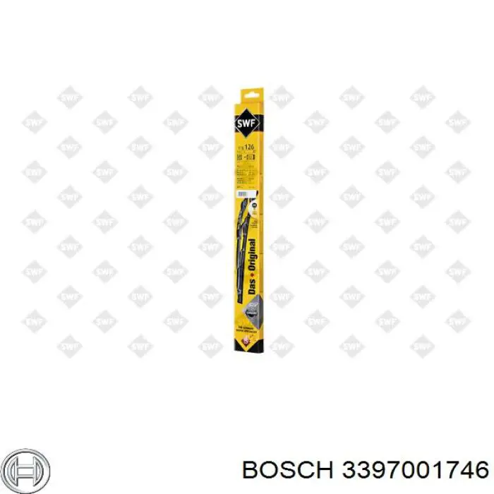 Compre 3397001746 Bosch Limpa-pára-brisas do pára-brisas de passageiro