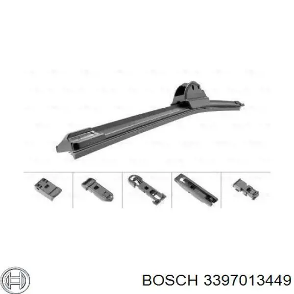Compre 3397013449 Bosch Limpa-pára-brisas do pára-brisas de passageiro