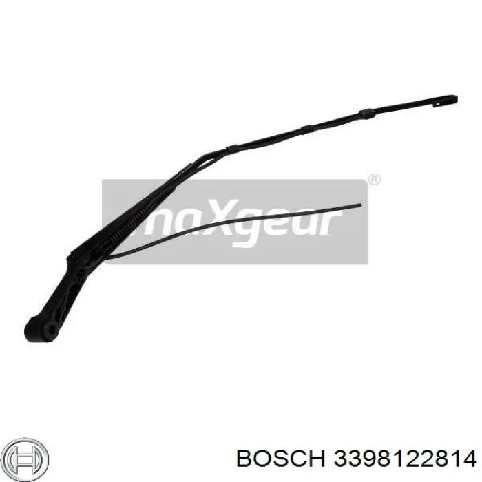 3398122814 Bosch Braço de limpa-pára-brisas do pára-brisas
