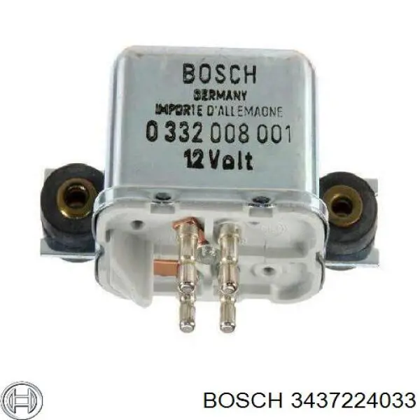 Compre 3437224033 Bosch Sensor de posição da válvula de borboleta (potenciômetro)