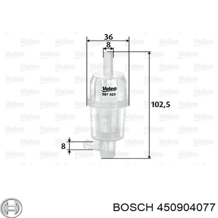 450904077 Bosch Filtro de combustível