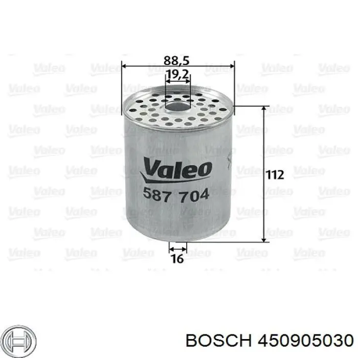 Filtro de combustível Bosch 450905030 preço, a partir de 6,09 USD