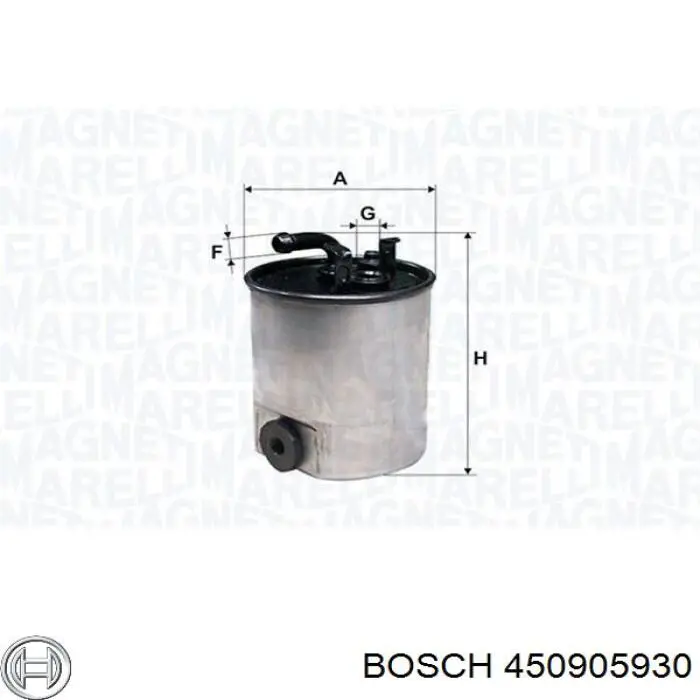 Compre 450905930 Bosch Filtro de combustível