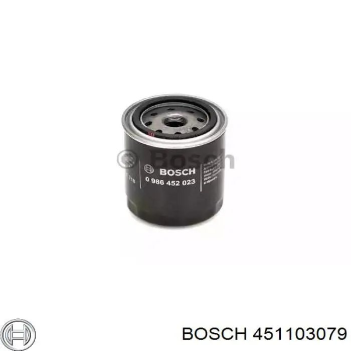 Caixa do filtro de óleo 451103079 Bosch