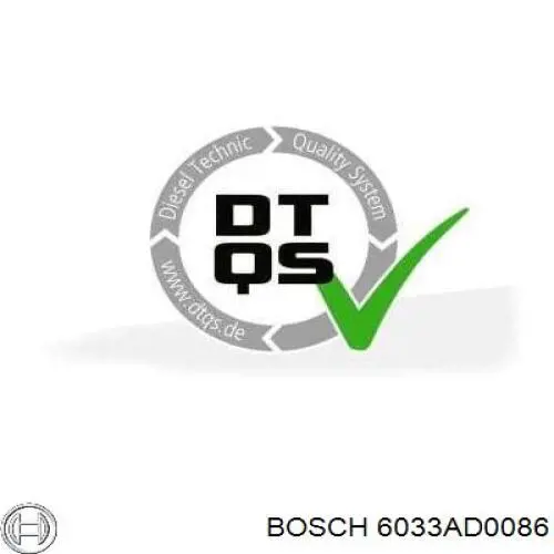 Relê retrator do motor de arranco Bosch 6033AD0086