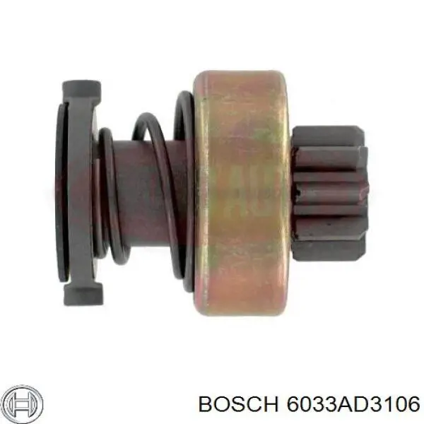 Roda-livre do motor de arranco 6033AD3106 Bosch