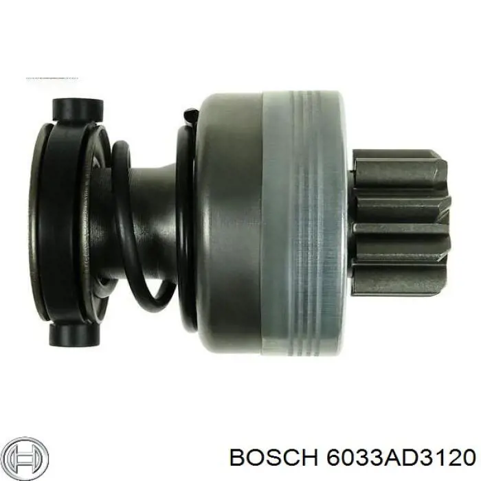 6033AD3120 Bosch Roda-livre do motor de arranco