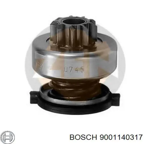 9001140317 Bosch Roda-livre do motor de arranco