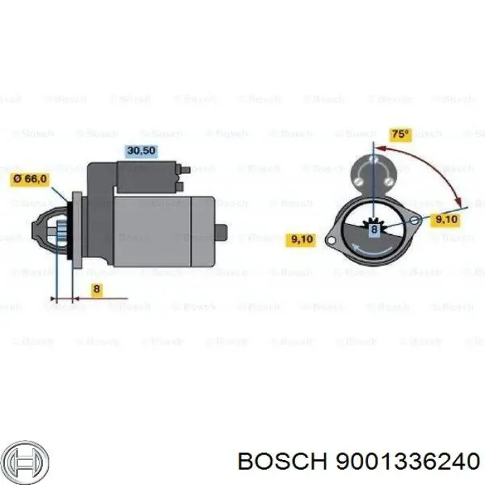 Compre 9001336240 Bosch Roda-livre do motor de arranco
