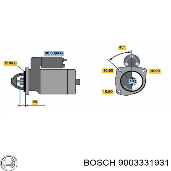 Kit de reparação do motor de arranco VAG 07Z911365 preço, a partir de 8,68 USD