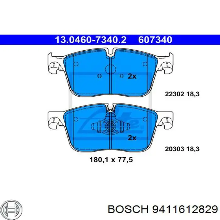 Válvula de bombeio da Bomba de Combustível de Pressão Alta Bosch 9411612829