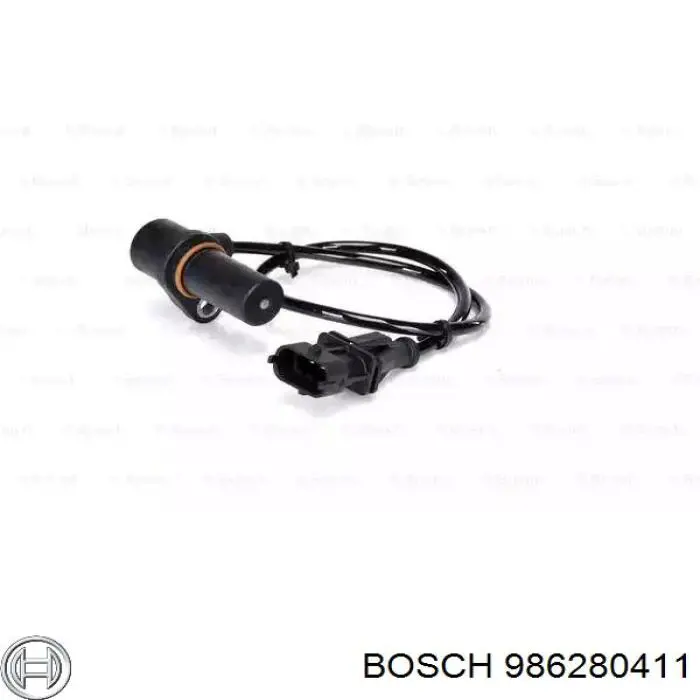 Sensor de posição (de revoluções) de cambota 986280411 Bosch