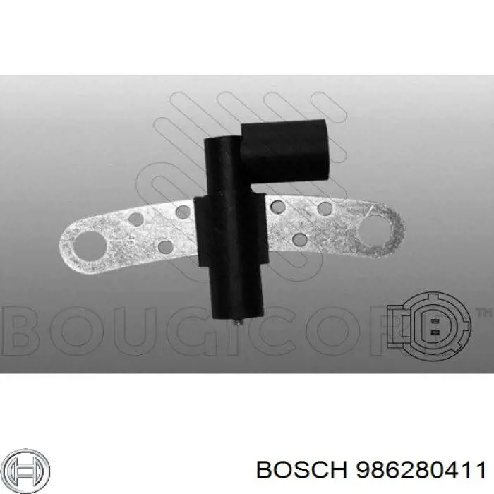 Sensor de posição (de revoluções) de cambota Bosch 986280411 preço, a partir de 25,69 USD