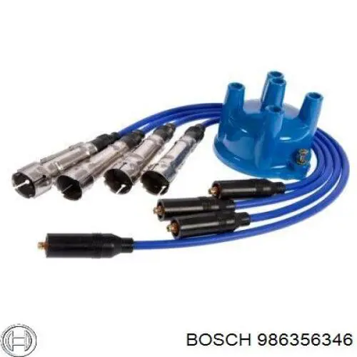 Fios de alta voltagem, kit 986356346 Bosch