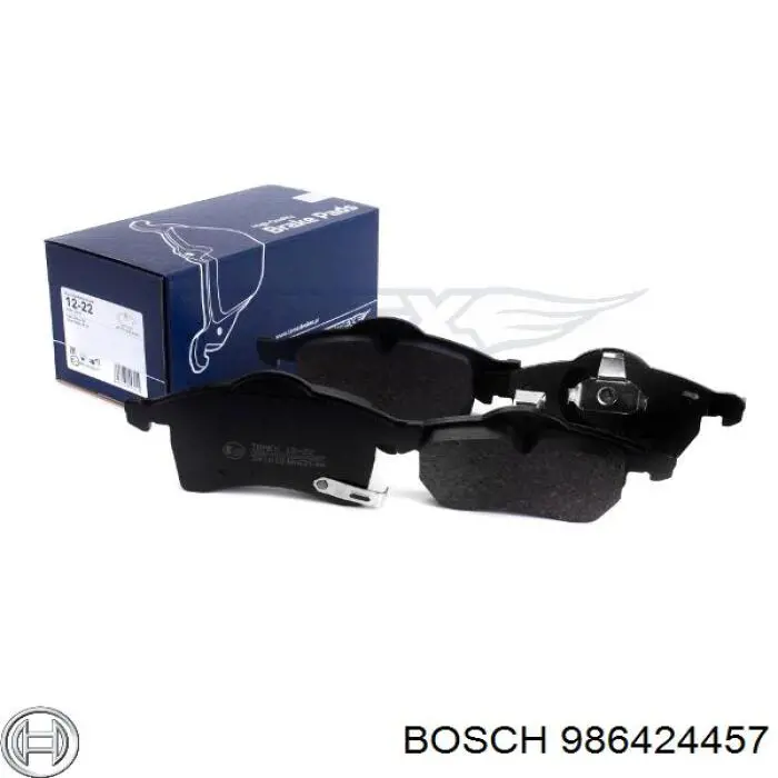 Sapatas do freio dianteiras de disco 986424457 Bosch