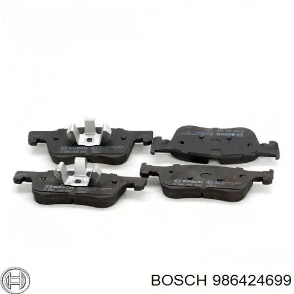Sapatas do freio traseiras de disco 986424699 Bosch