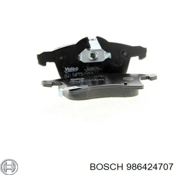 986424707 Bosch Sapatas do freio dianteiras de disco