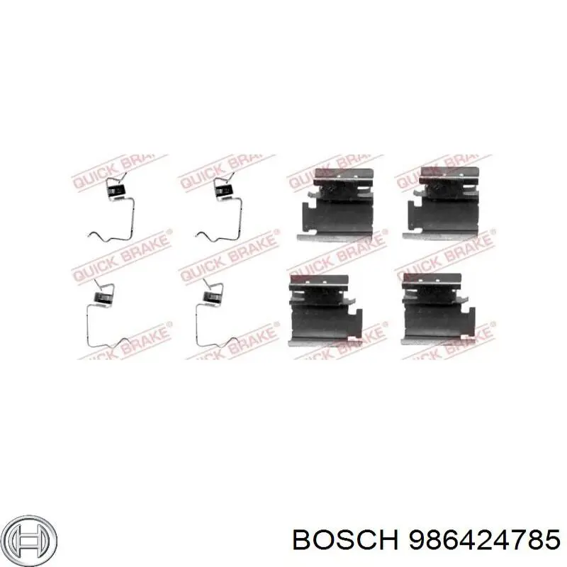 Compre 986424785 Bosch Sapatas do freio dianteiras de disco