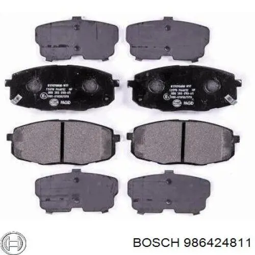 986424811 Bosch Sapatas do freio dianteiras de disco