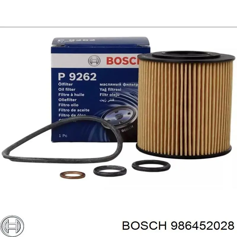 986452028 Bosch Filtro de óleo