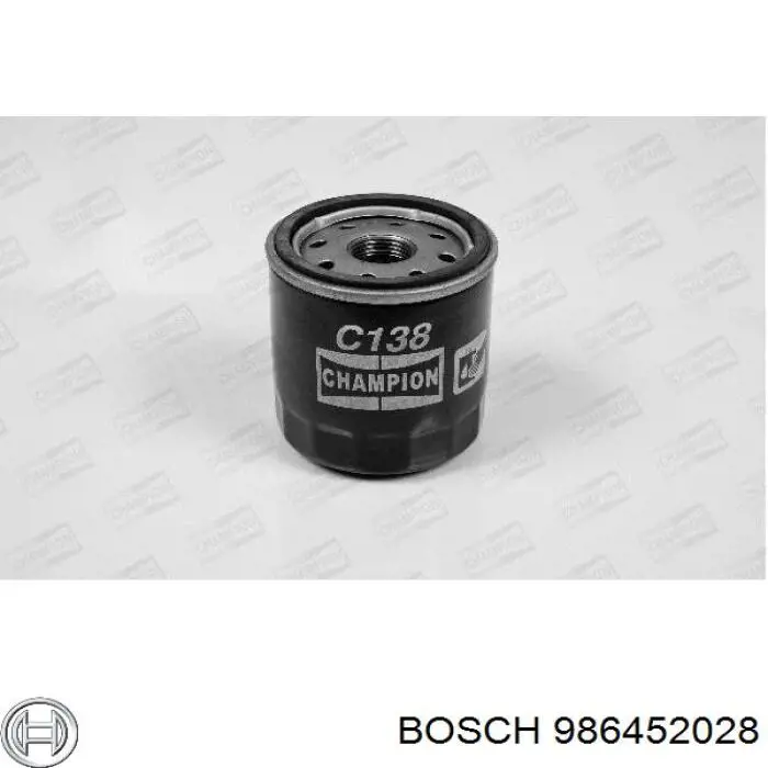 Filtro de óleo Bosch 986452028 preço, a partir de 4,11 USD