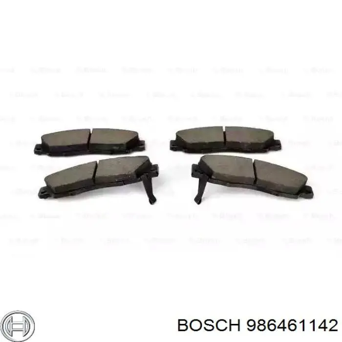 986461142 Bosch Sapatas do freio dianteiras de disco