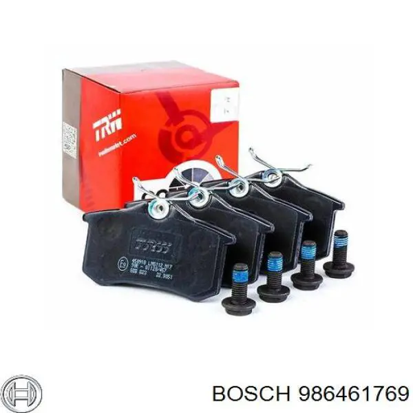 986461769 Bosch Sapatas do freio traseiras de disco