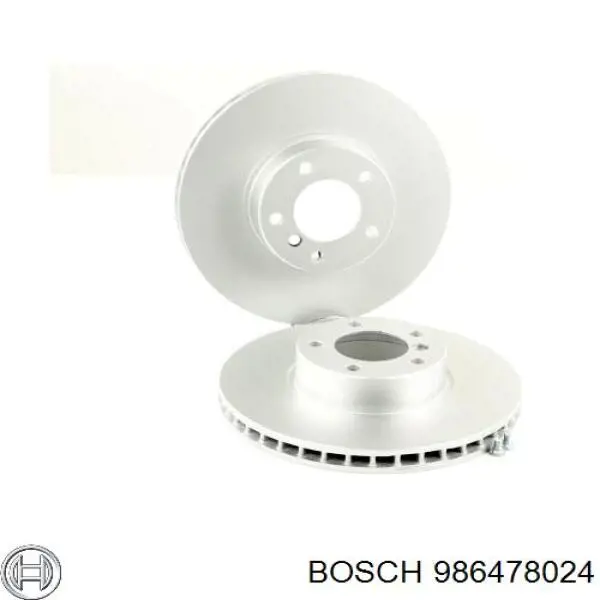 Disco do freio dianteiro 986478024 Bosch