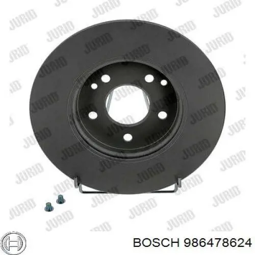 Disco do freio dianteiro Bosch 986478624 preço, a partir de 36,86 USD