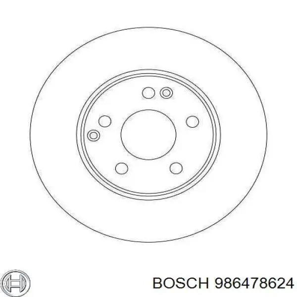 Compre 986478624 Bosch Disco do freio dianteiro