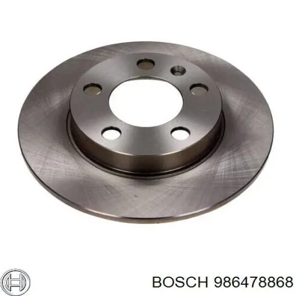 Disco do freio traseiro 986478868 Bosch