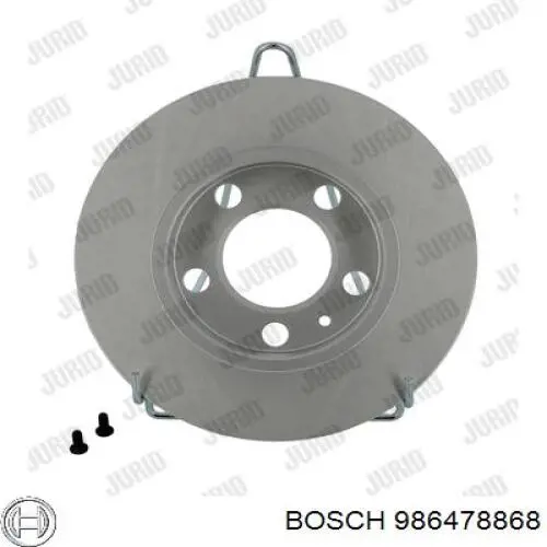 986478868 Bosch Disco do freio traseiro