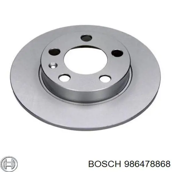 Disco do freio traseiro Bosch 986478868