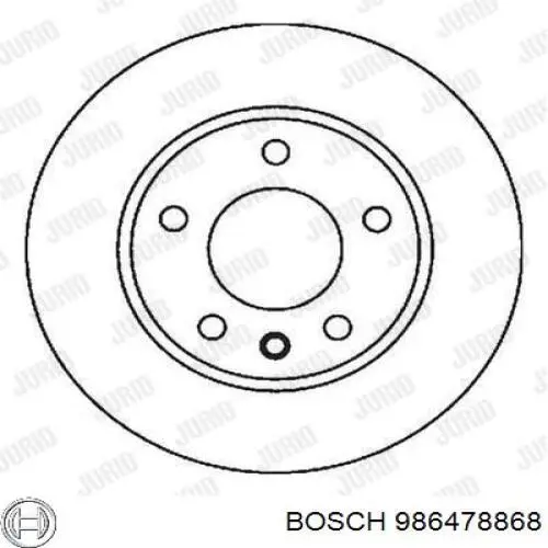Compre 986478868 Bosch Disco do freio traseiro