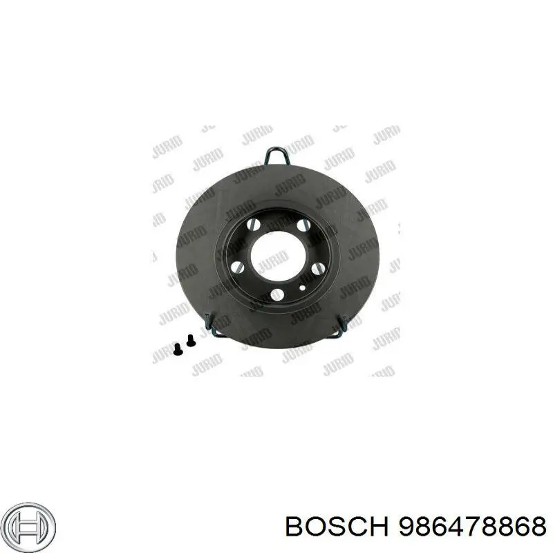 986478868 Bosch Disco do freio traseiro