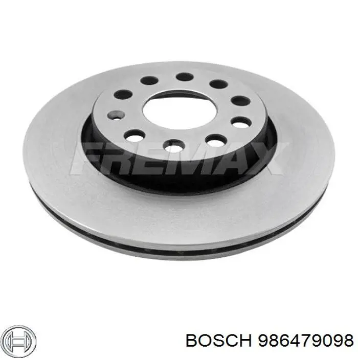 Compre 986479098 Bosch Disco do freio dianteiro