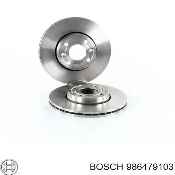 986479103 Bosch Disco do freio dianteiro