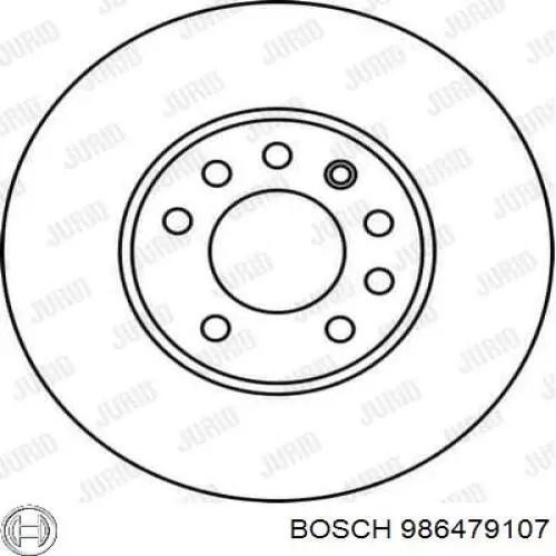 Compre 986479107 Bosch Disco do freio dianteiro