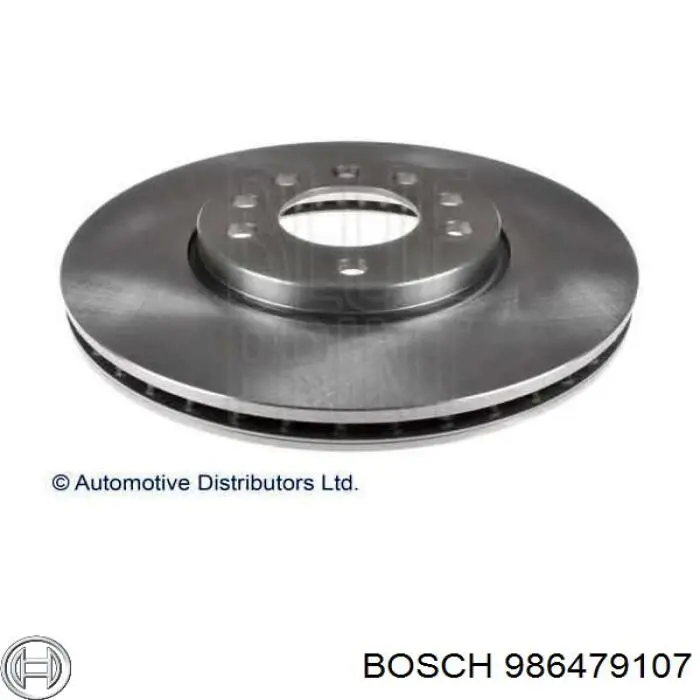 Disco do freio dianteiro 986479107 Bosch